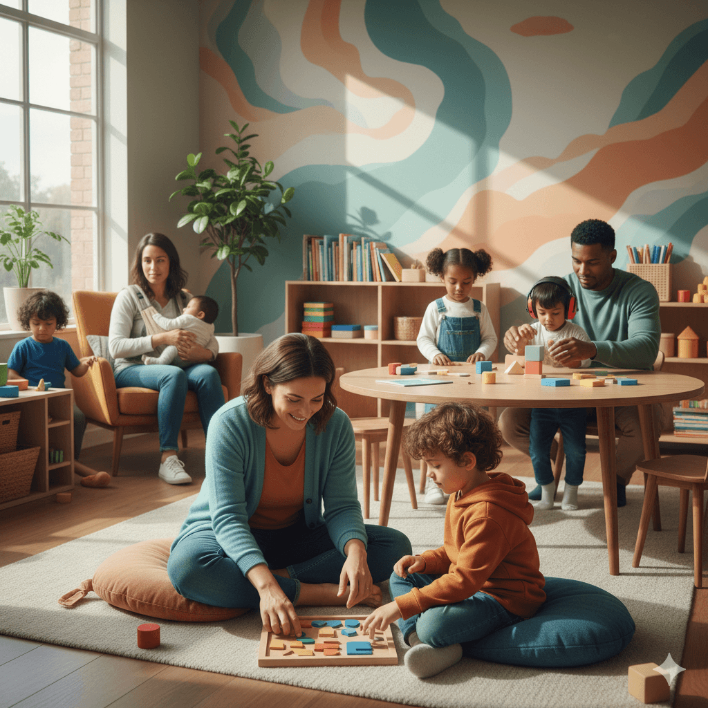 Inclusive therapy session